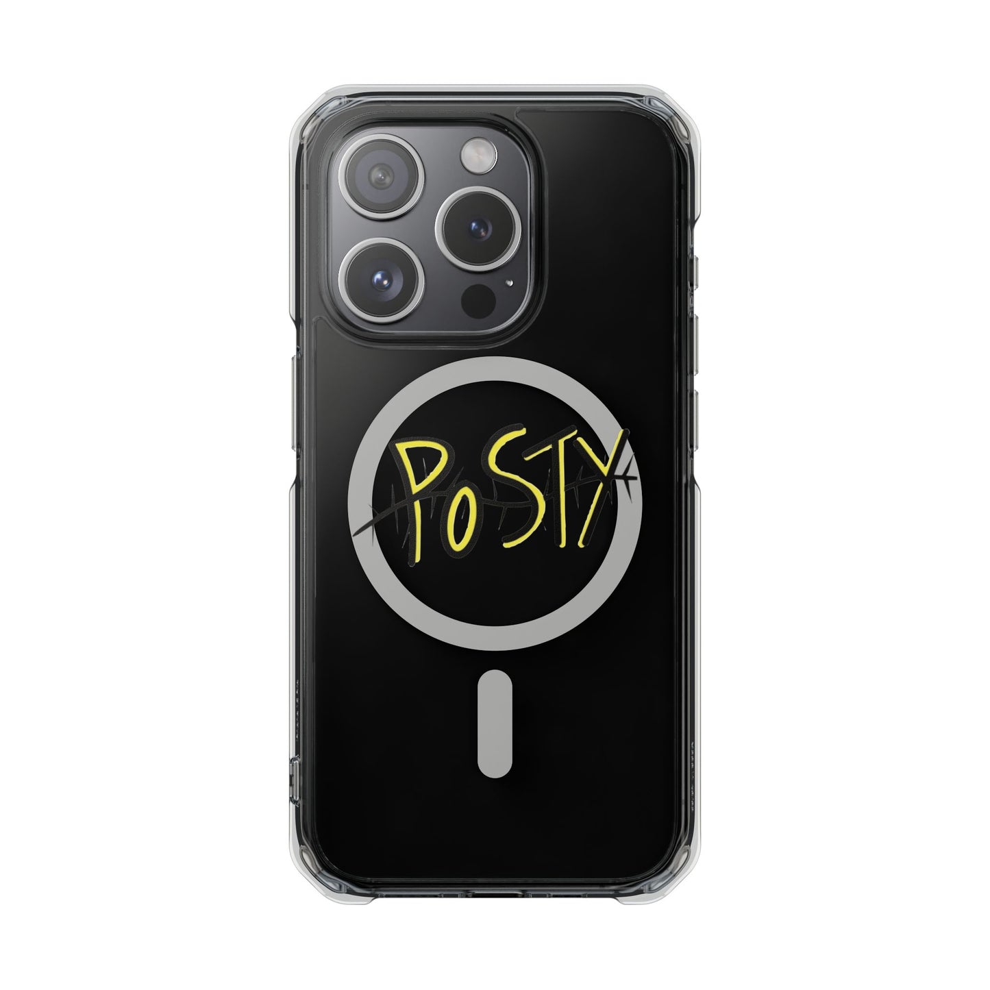 Abstract Black Barbed Wire Magnetic Impact Case