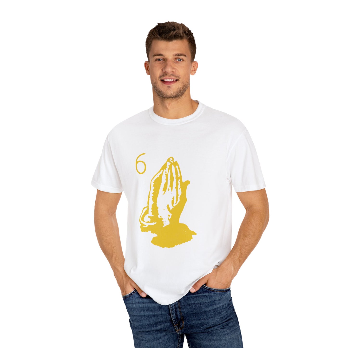 6 God Prayer Hands Dyed Tshirt