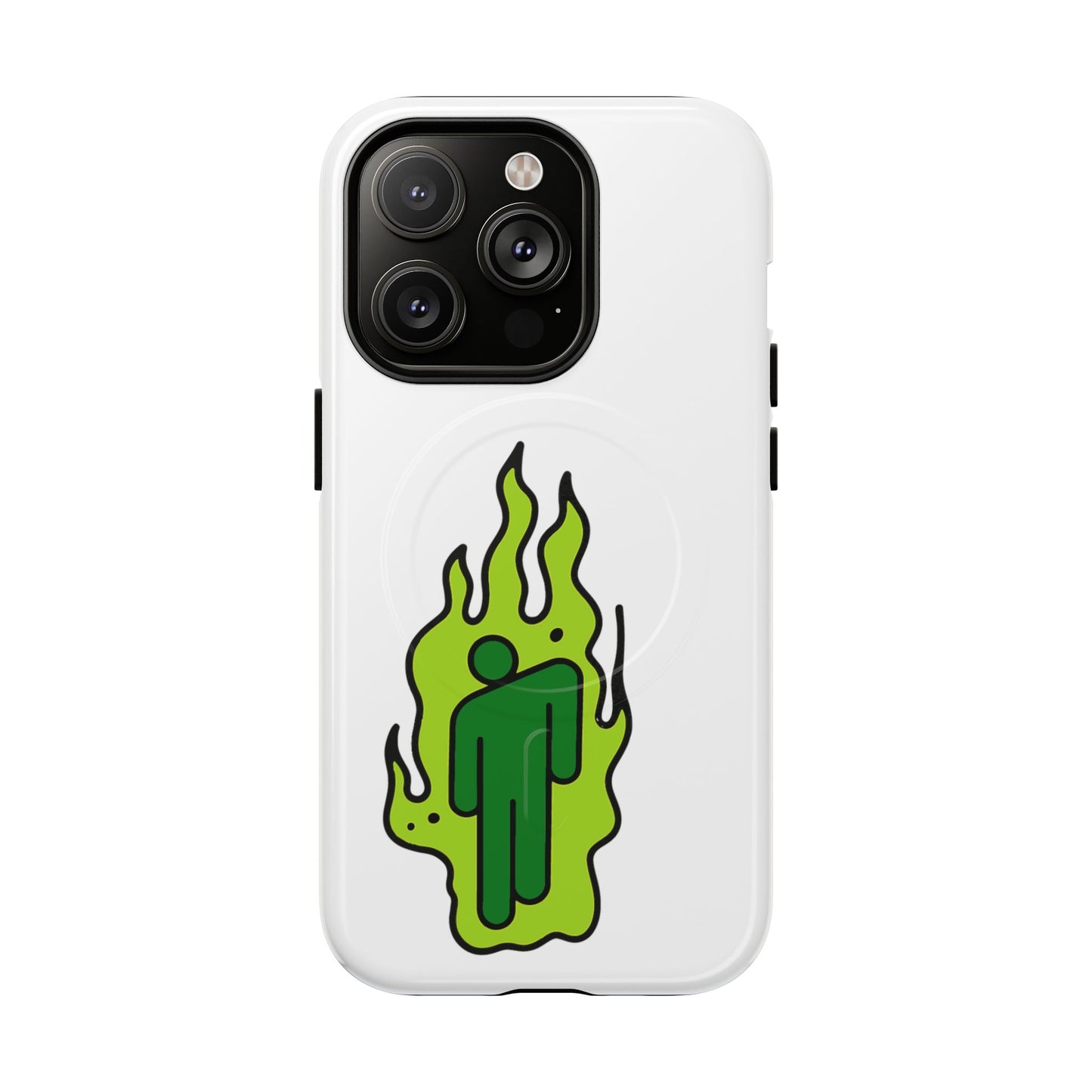 Green Flame Icon Tough Magnetic Case