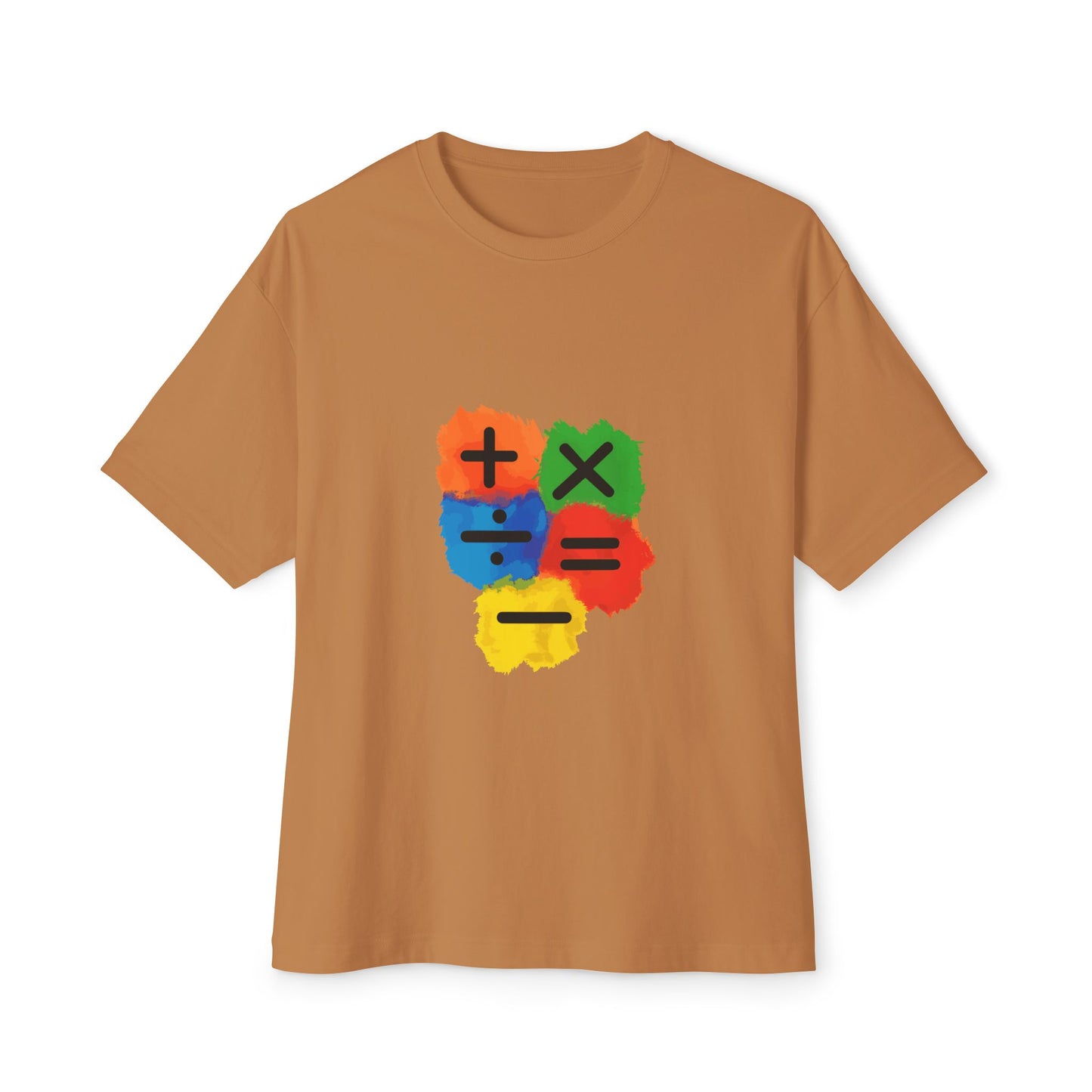 Copy of Copy of Copy of Orange Divide Symbol Oversized Boxy Tee