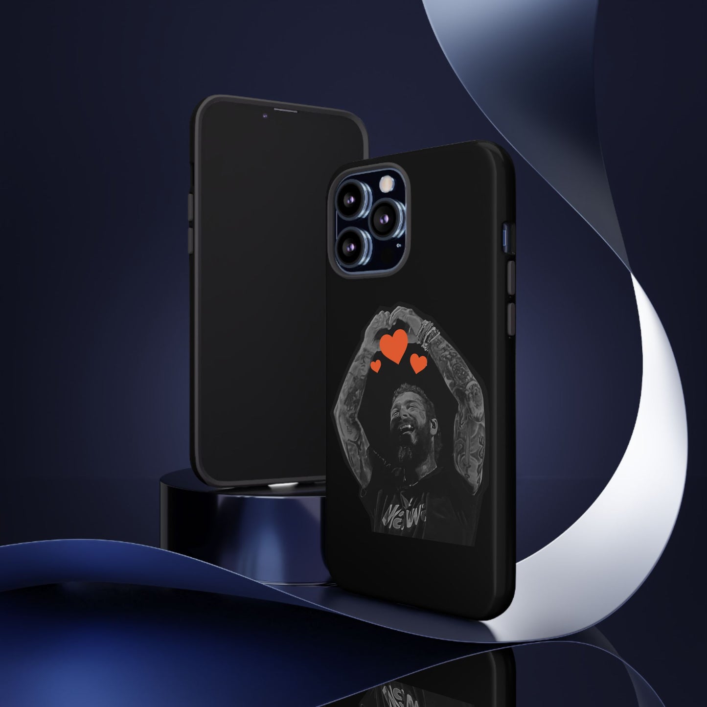 Tough iPhone Case (12–16 Pro Max) – Post Malone Heartfelt Wishes