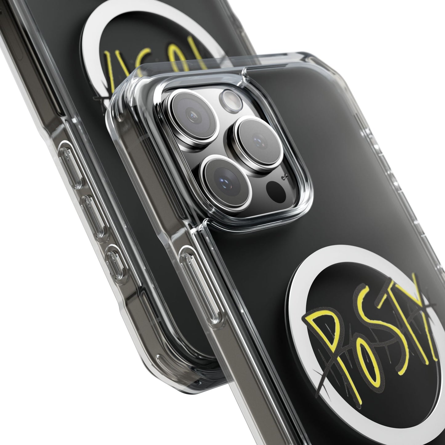 Abstract Black Barbed Wire Magnetic Impact Case