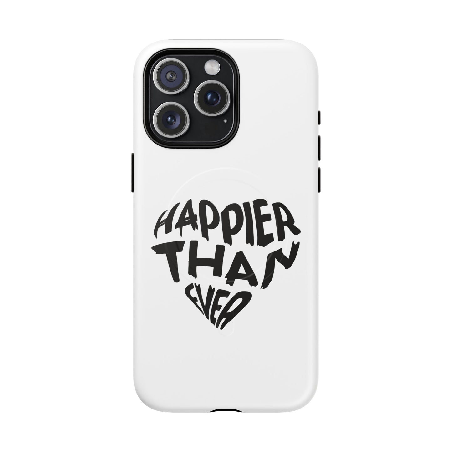 Happier Heart Lettering Tough Magnetic Case