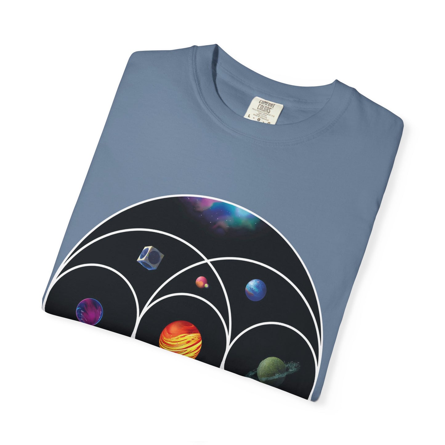 Unisex Garment-Dyed T-Shirt Inspired by Coldplay’s Illustration Concept