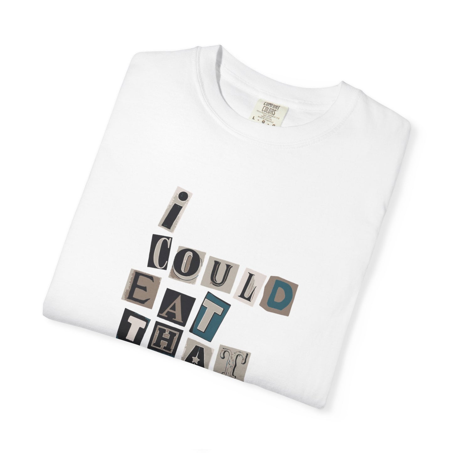 Mixed Message Collage Unisex Dyed T-shirt