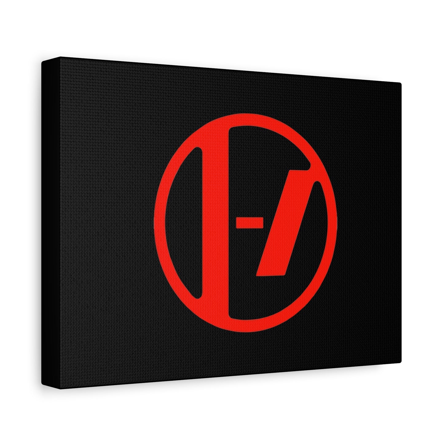 Crimson Orbit Matte Canvas