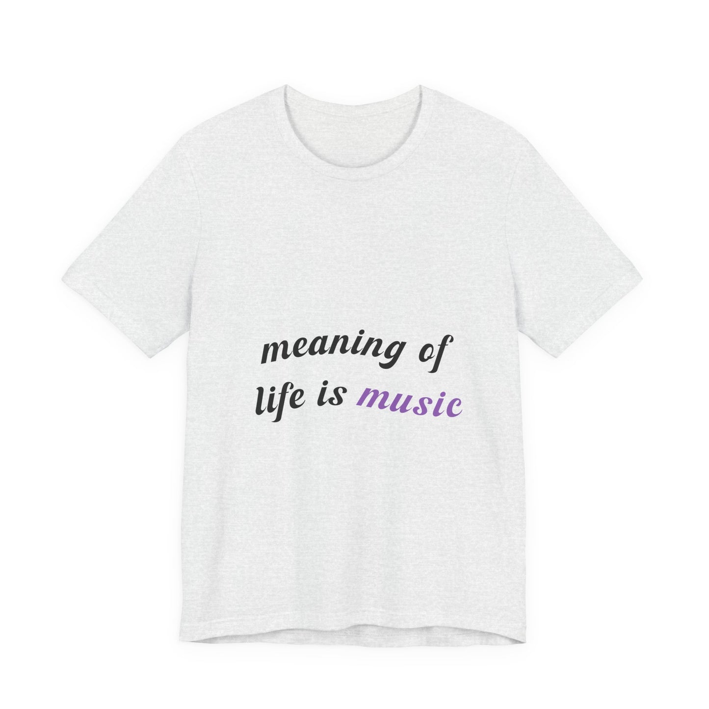 Feel the Music Vibe Unisex Jersey short sleeve tee