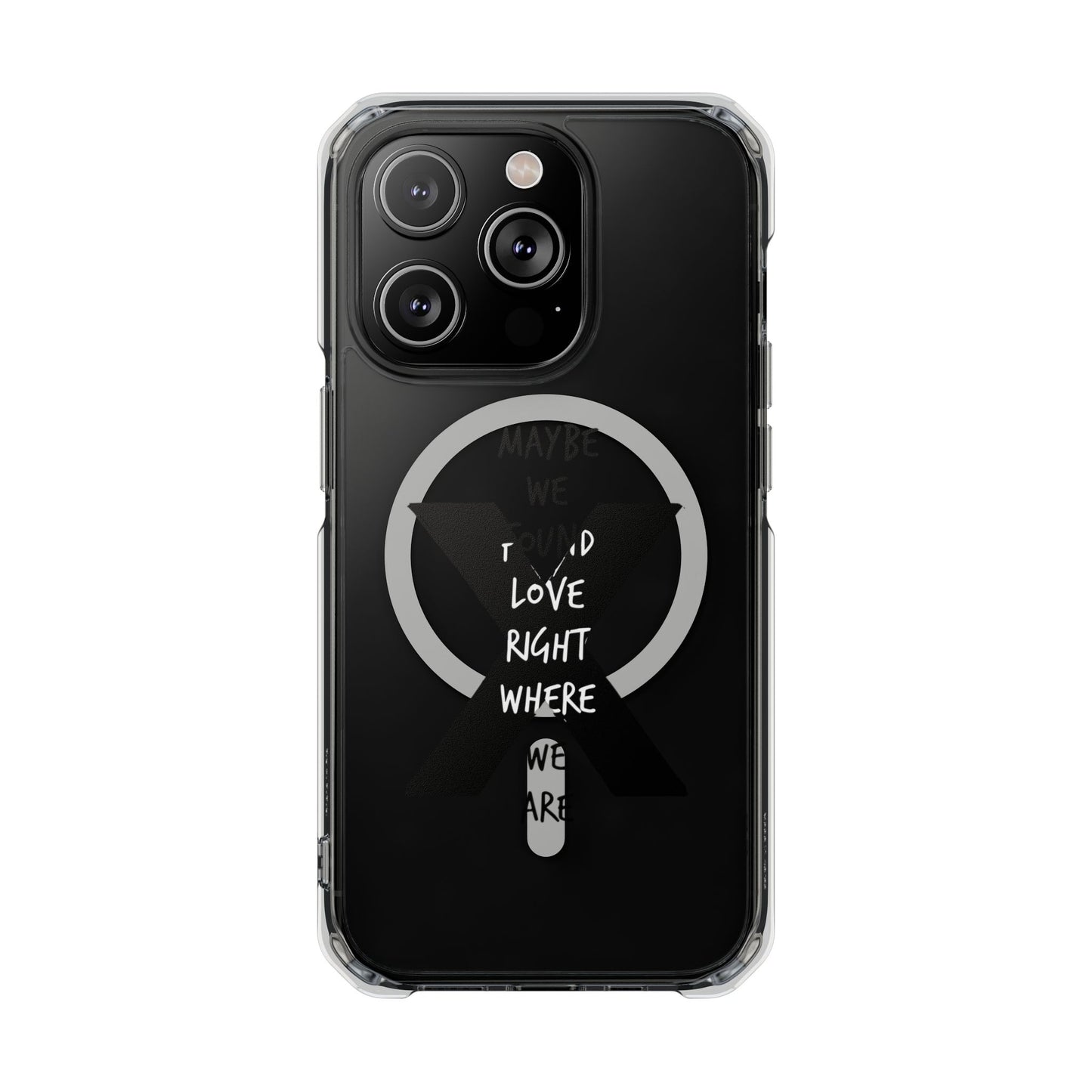 Abstract Paw and Brush Stroke Magnetic Clear Impact Case