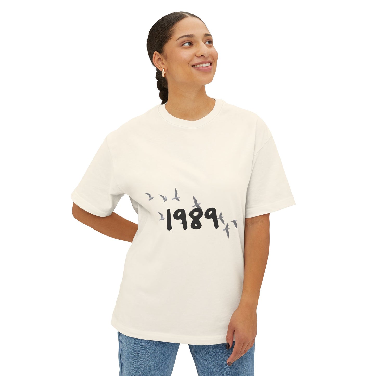 Wings of '89 Unisex Oversized Boxy Tee
