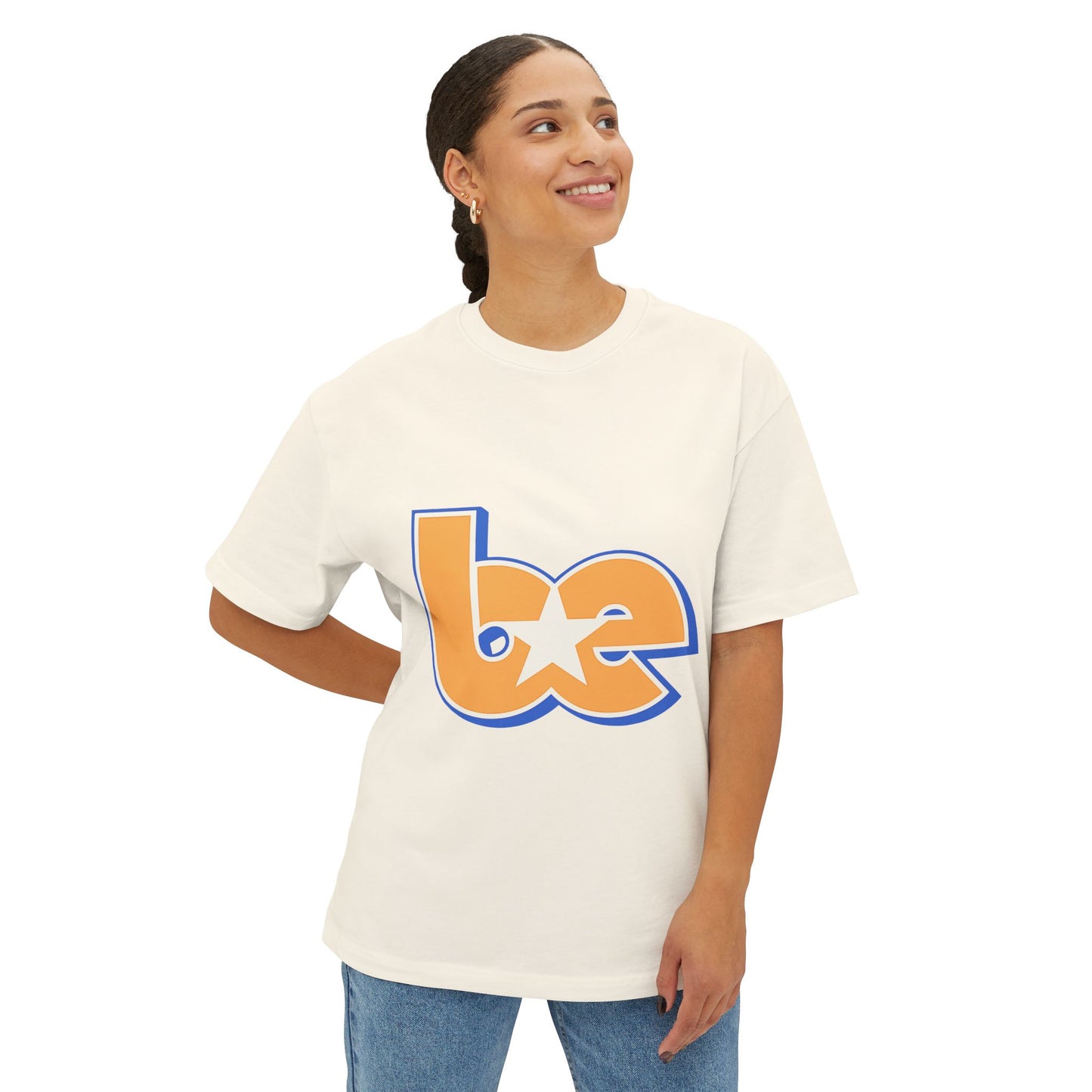 BE Star Retro Unisex Oversized Tee