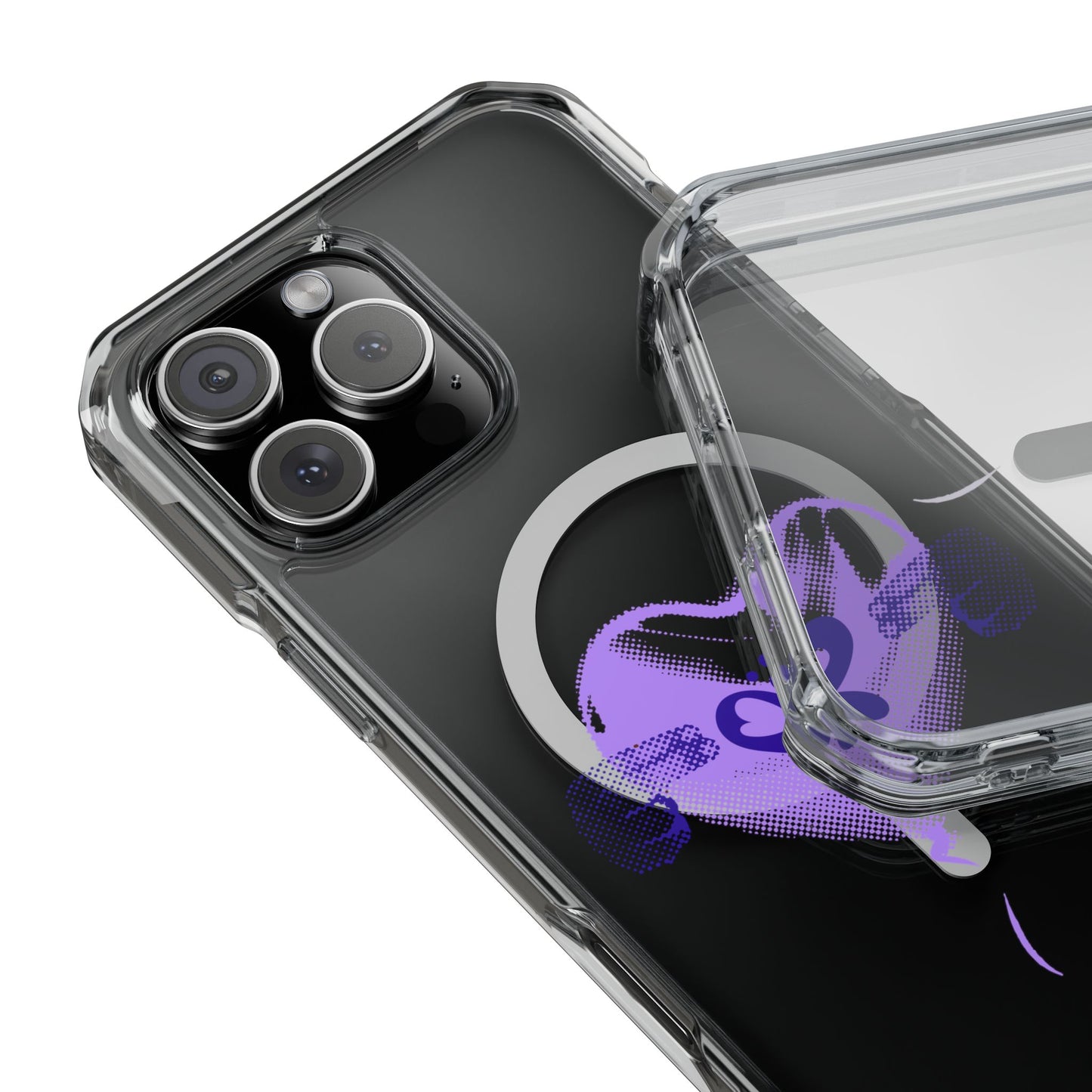 Heart Balloon OR Pop Art Magnetic Clear Impact Case
