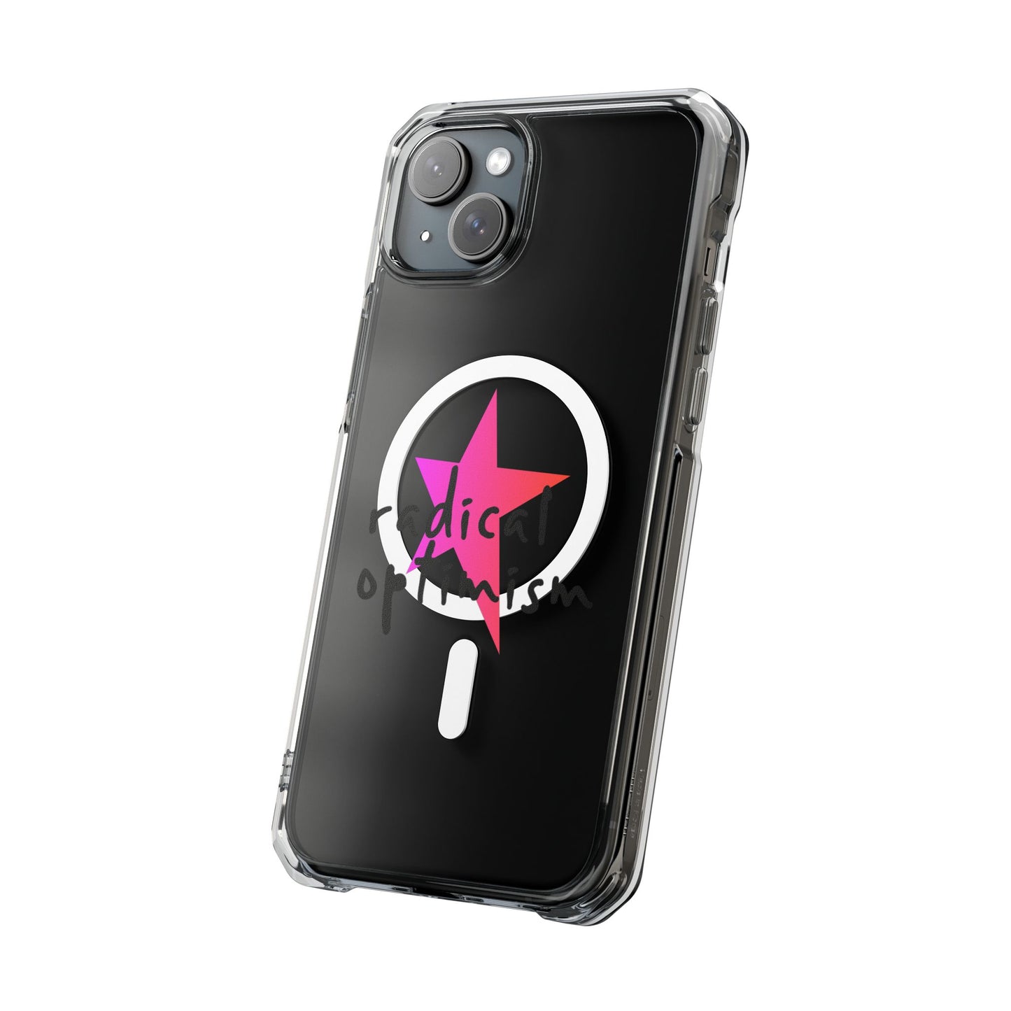Flame Script Statement Magnetic Clear Impact case