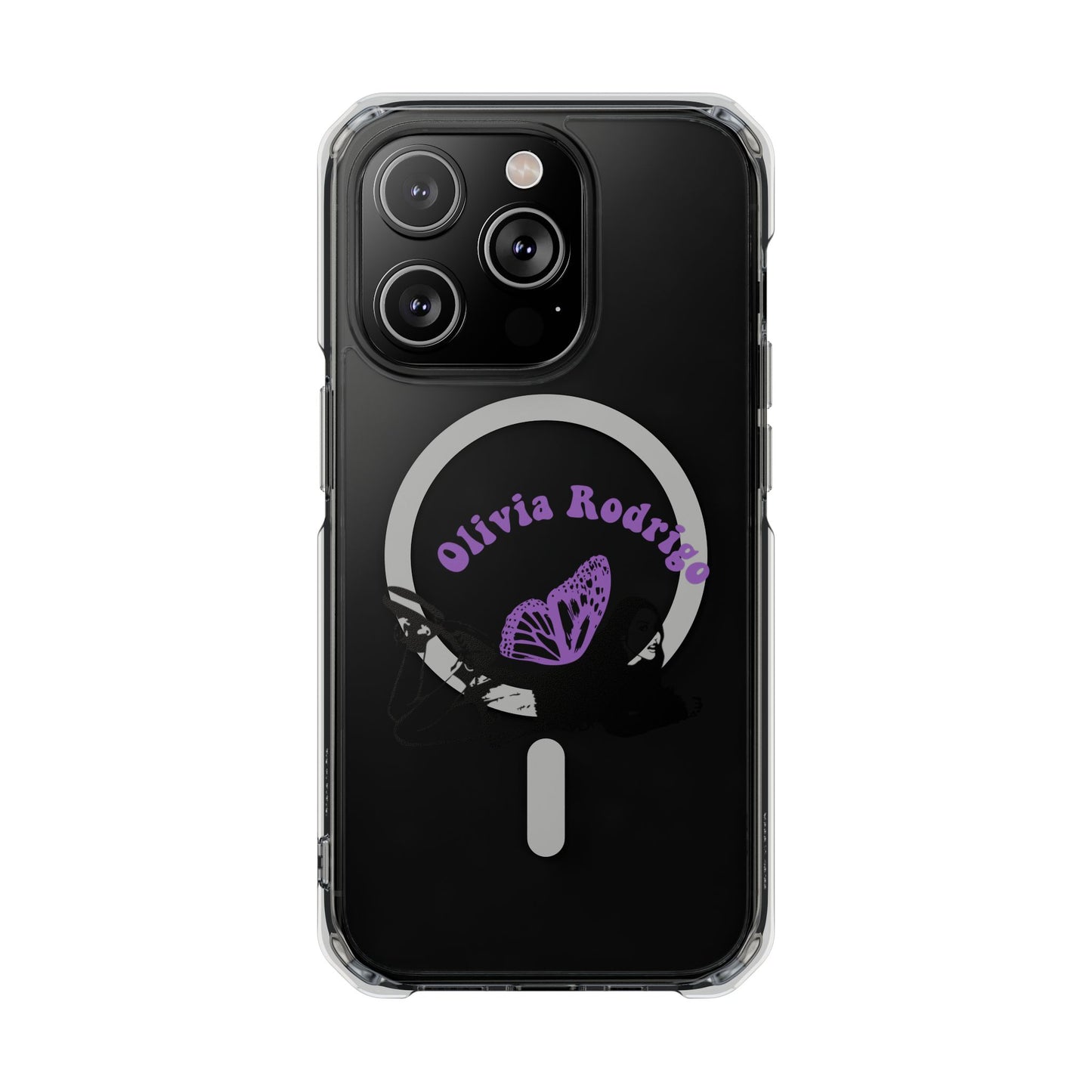 Olivia Rodrigo Butterfly Arc Magnetic Clear Impact Case