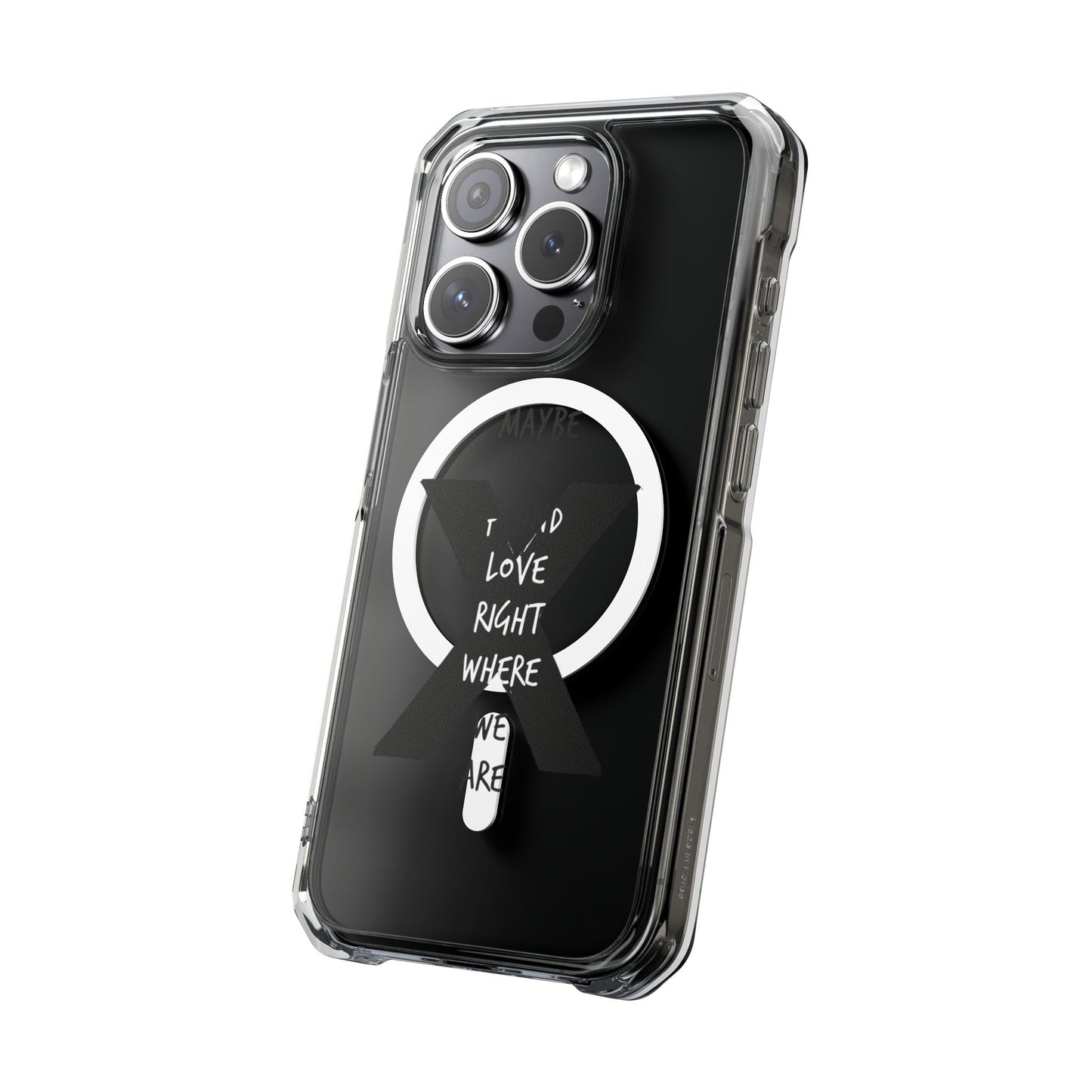 Abstract Paw and Brush Stroke Magnetic Clear Impact Case