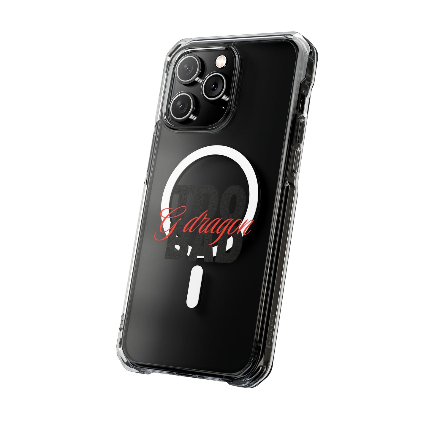 Signature Flame Script Magnetic Clear Impact Case