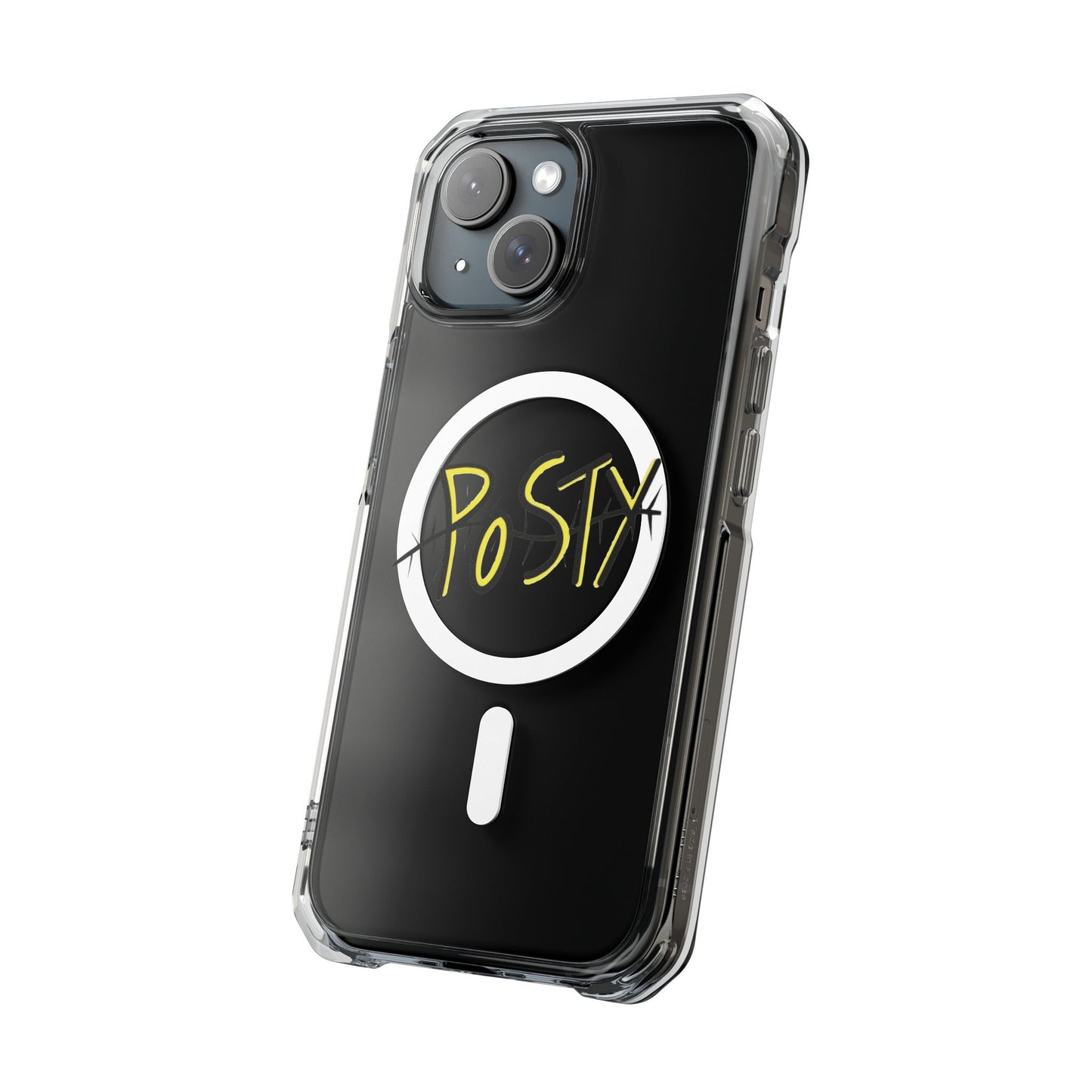 Abstract Black Barbed Wire Magnetic Impact Case