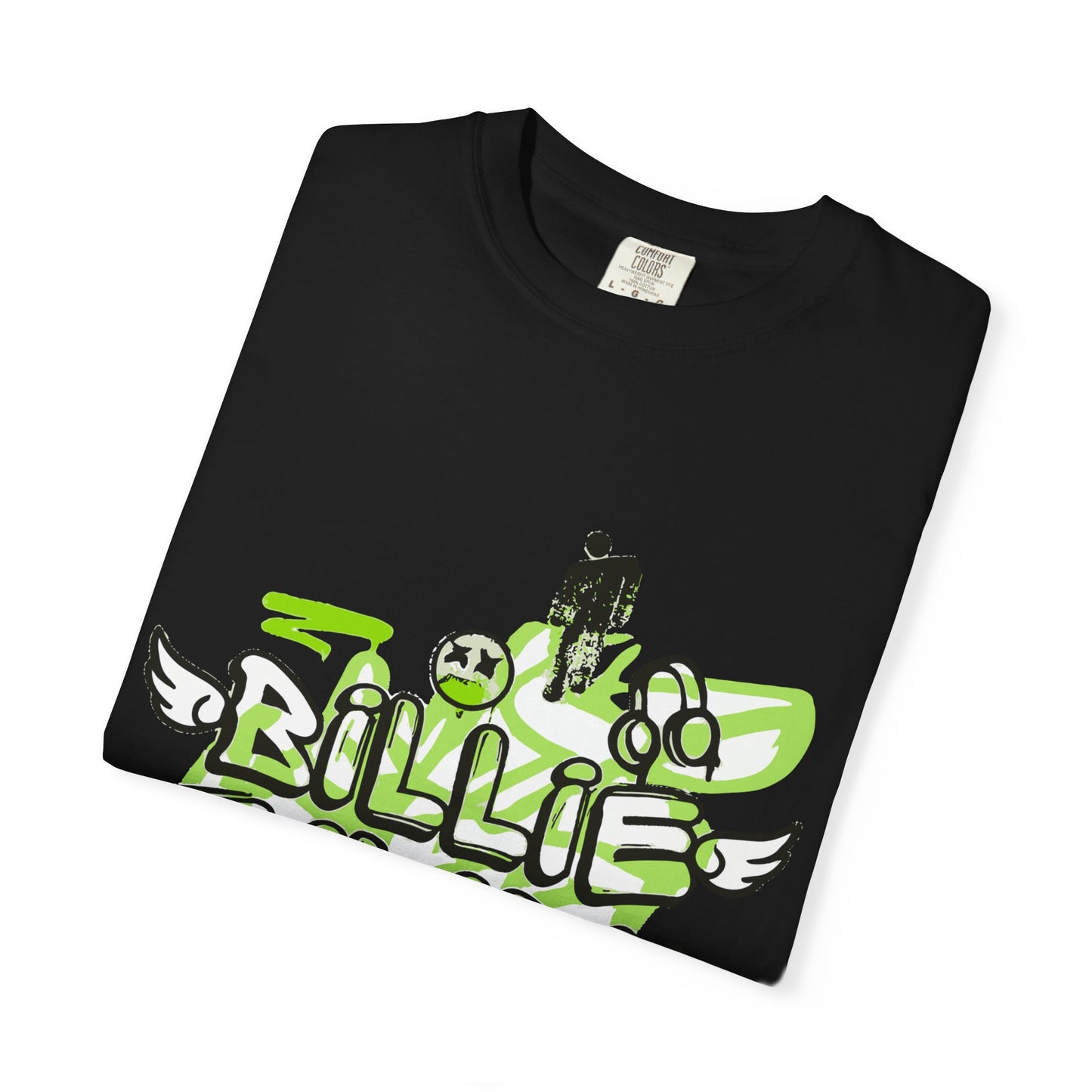 Grunge Angel Graffiti Unisex Dyed T-shirt