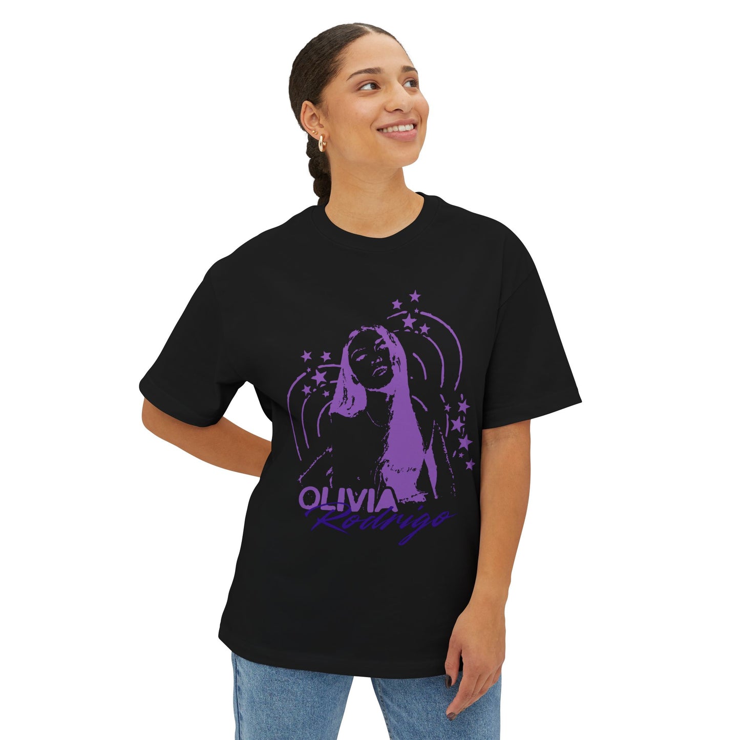 Olivia Rodrigo Star Portrait-Oversized Tee