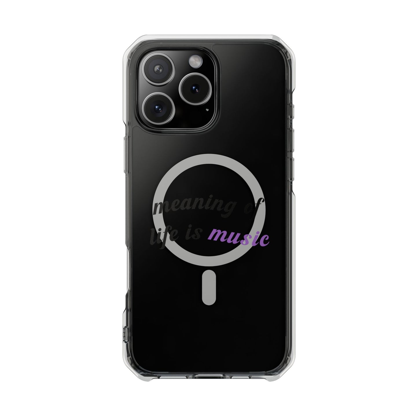 Feel the Music Vibe Magnetic clear Impact Case