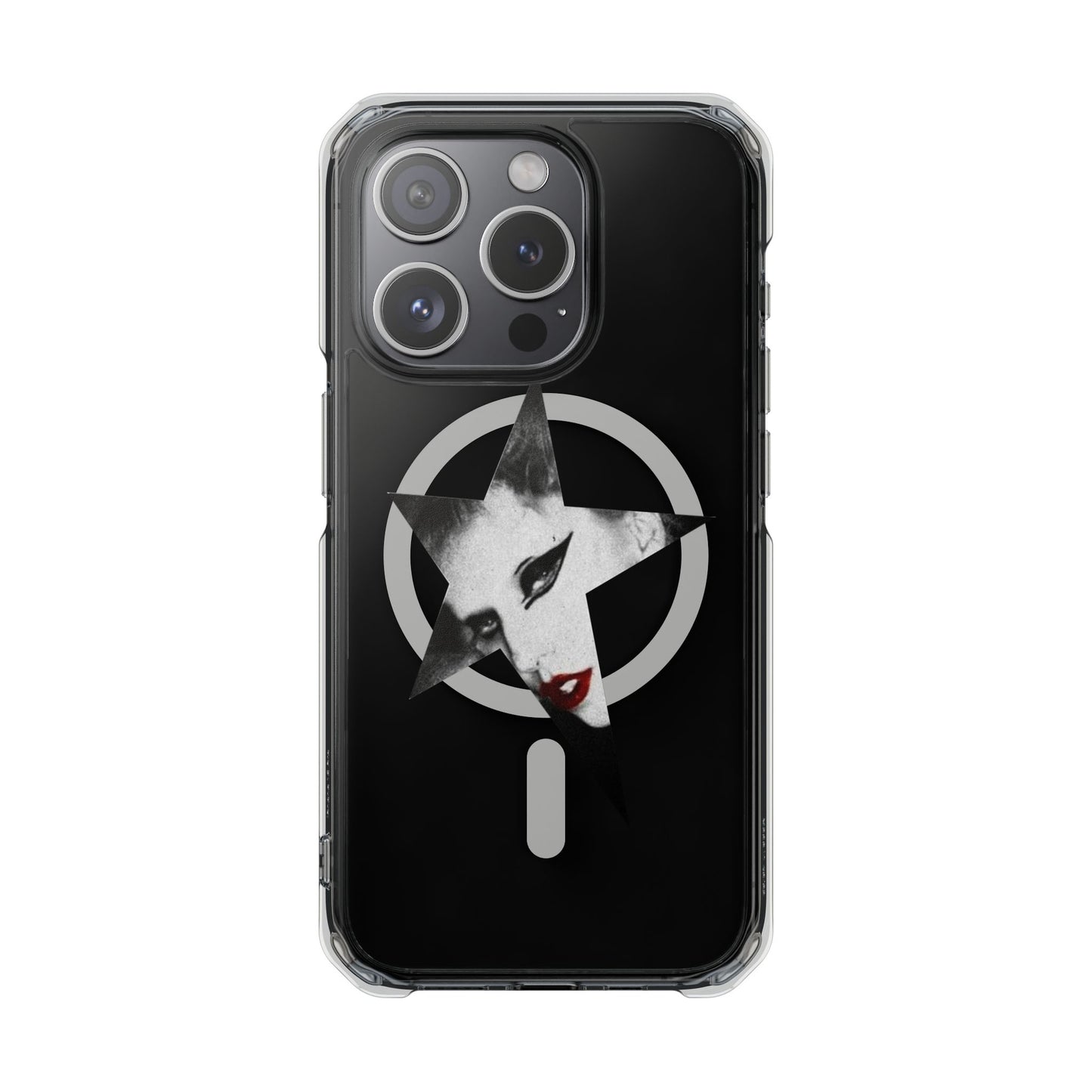 Born This Way Star Face Magnetic clear case