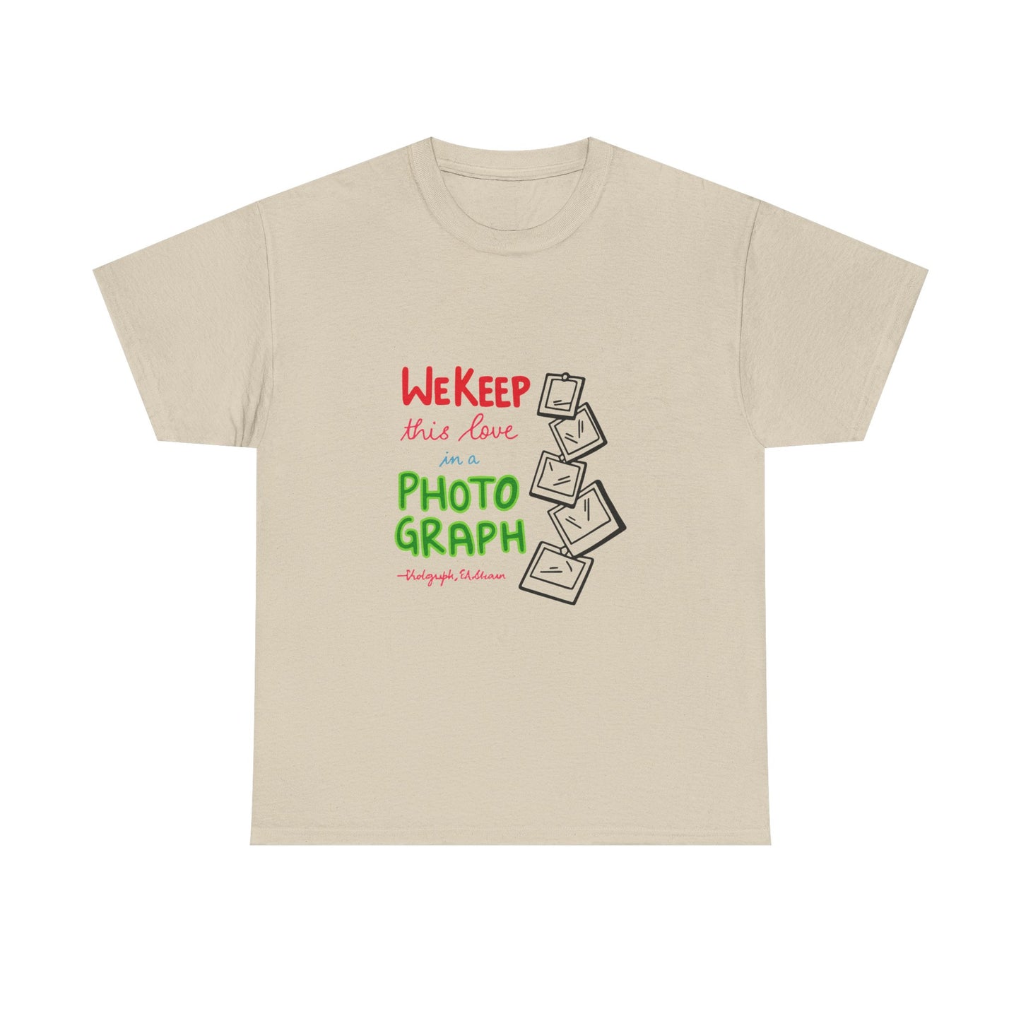 White Paw Print Unisex Heavy Cotton Tee