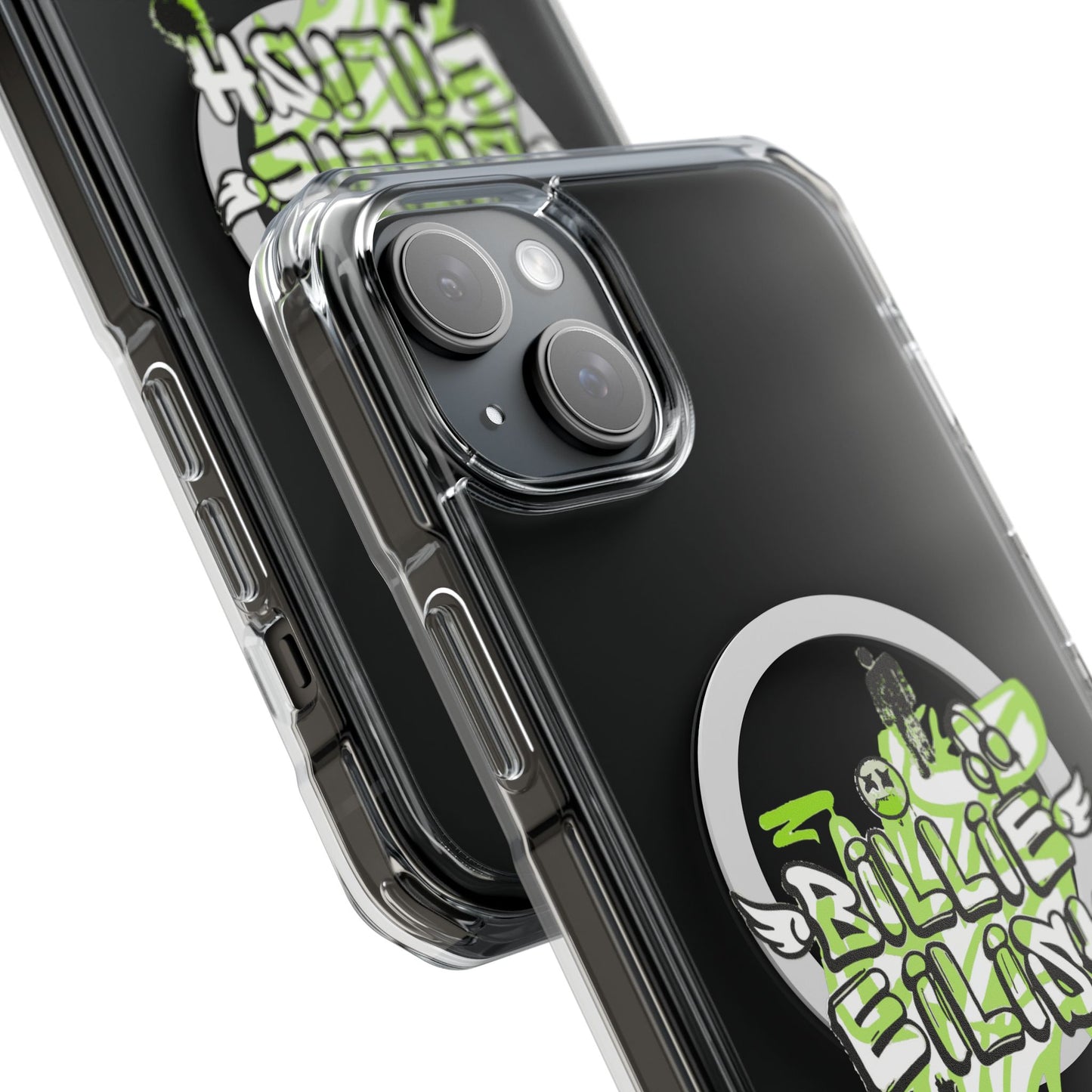 Grunge Angel Graffiti Magnetic Clear Impact Case