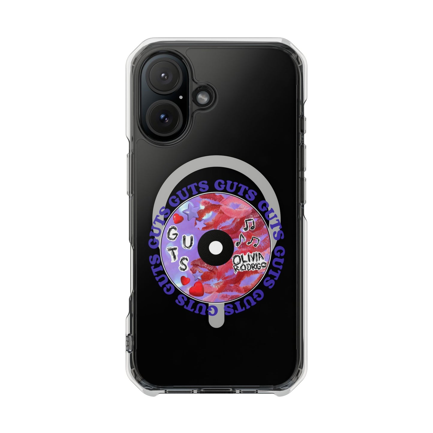 Guts Album Art CD Magnetic Clear Impact Case