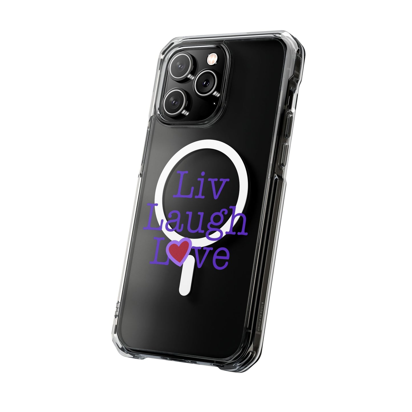 Liv Laugh Love Magnetic Clear Impact Case