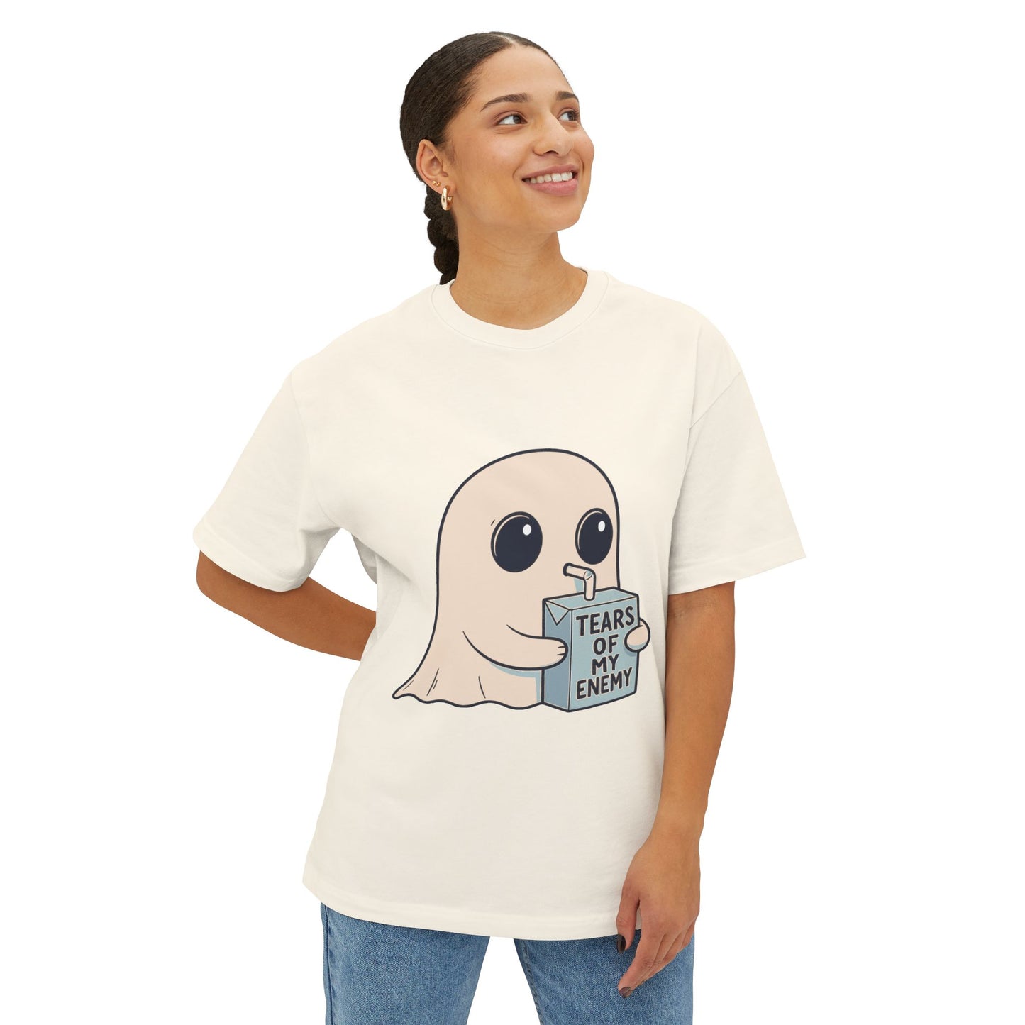 Oversized boxy Tee – Snazzy Tears Edition