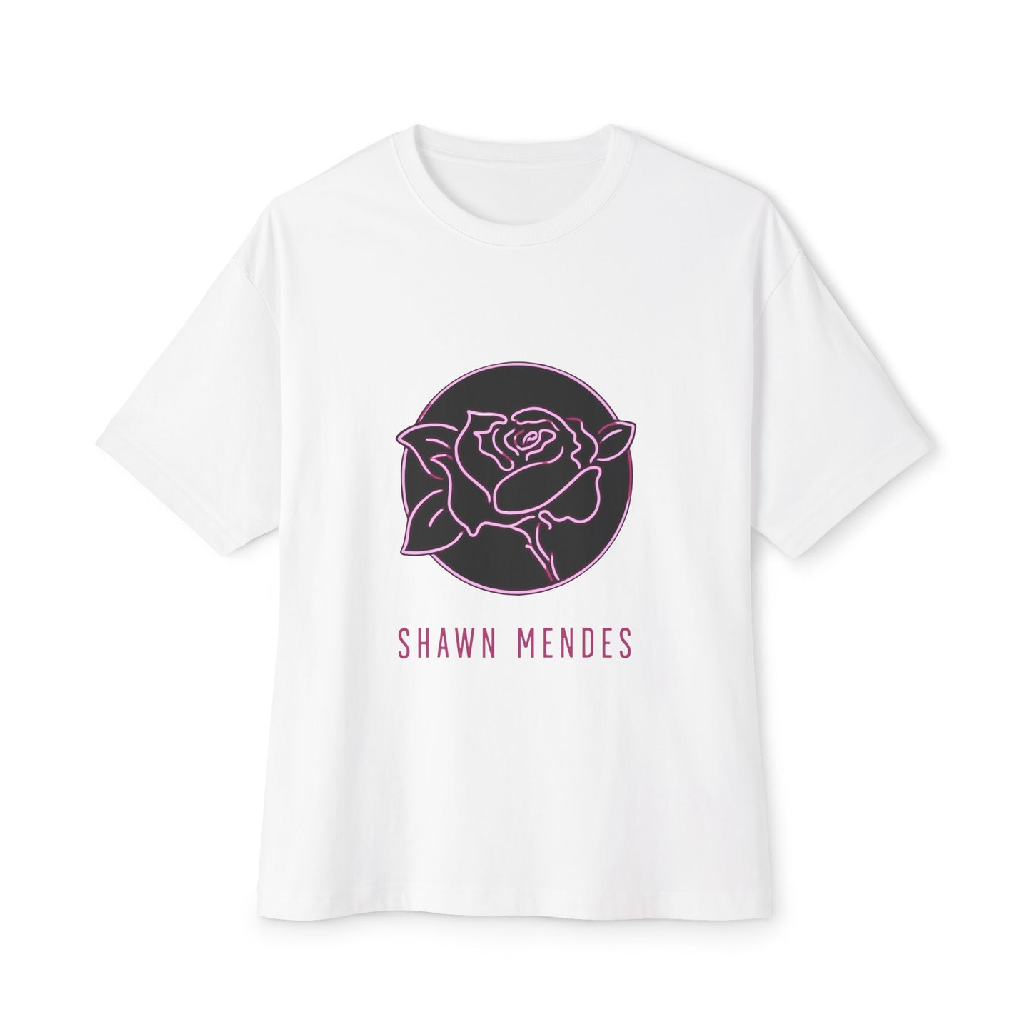 Neon Bloom Unisex Oversized Boxy Tee
