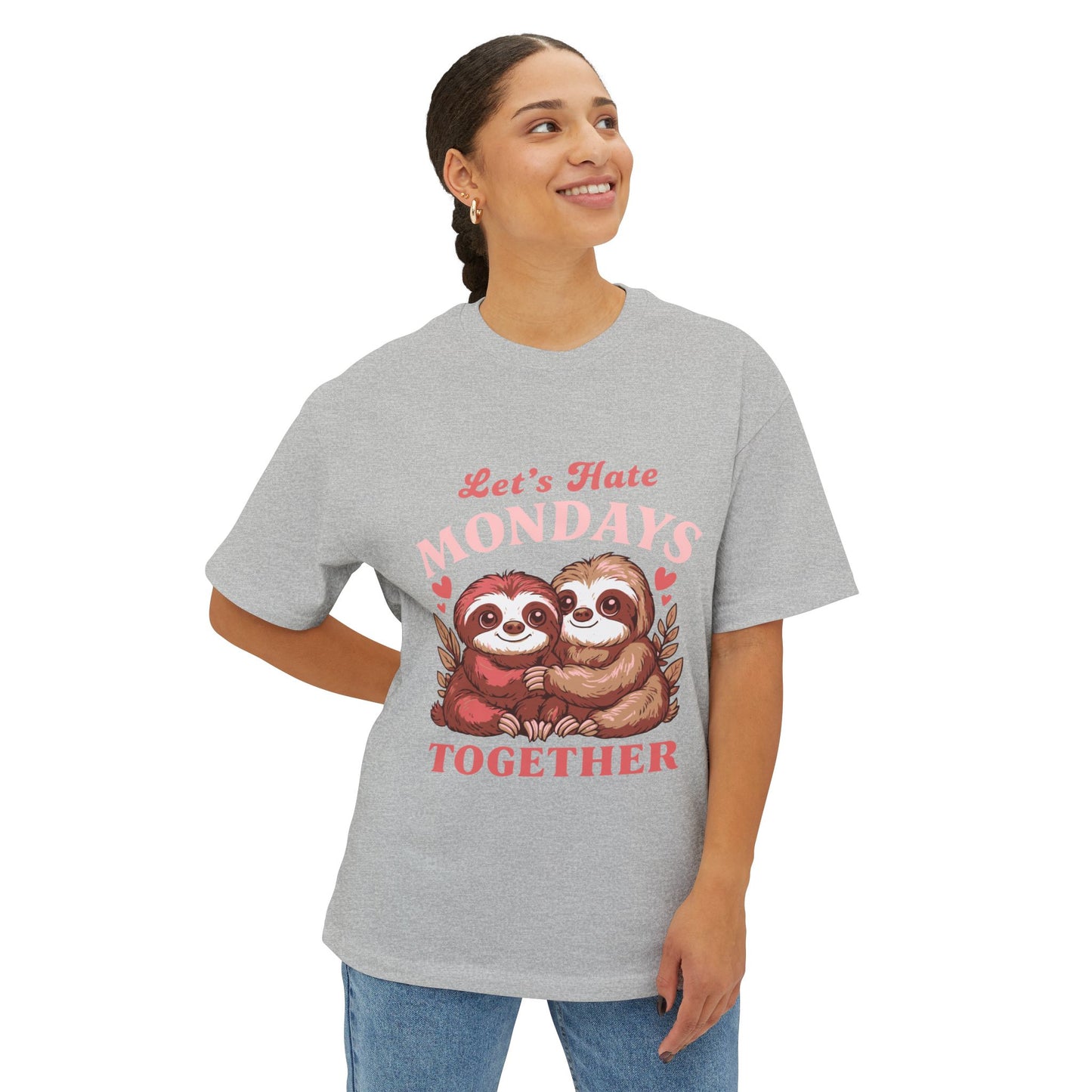 Oversized boxy Tee – Snazzy Lets hate Monday Edition