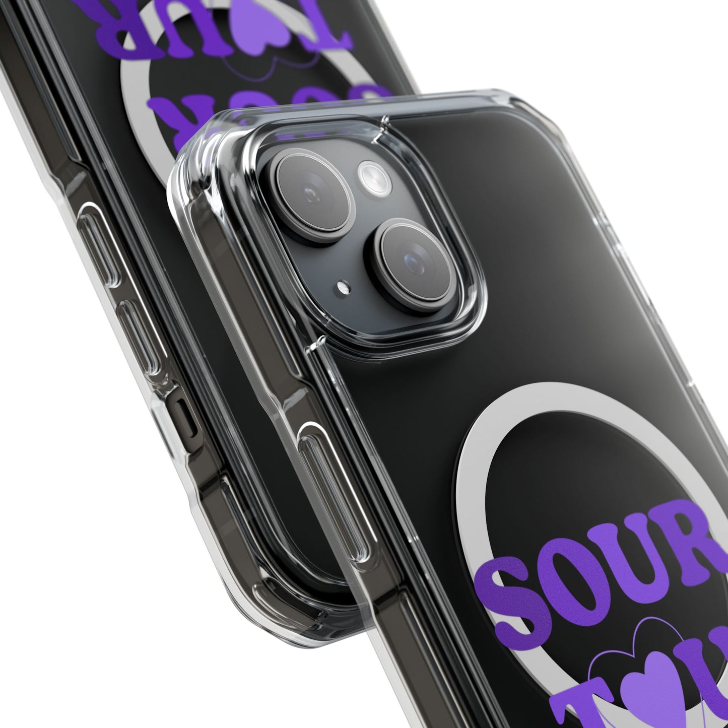 SOUR TOUR Heart Magnetic Clear Impact Case