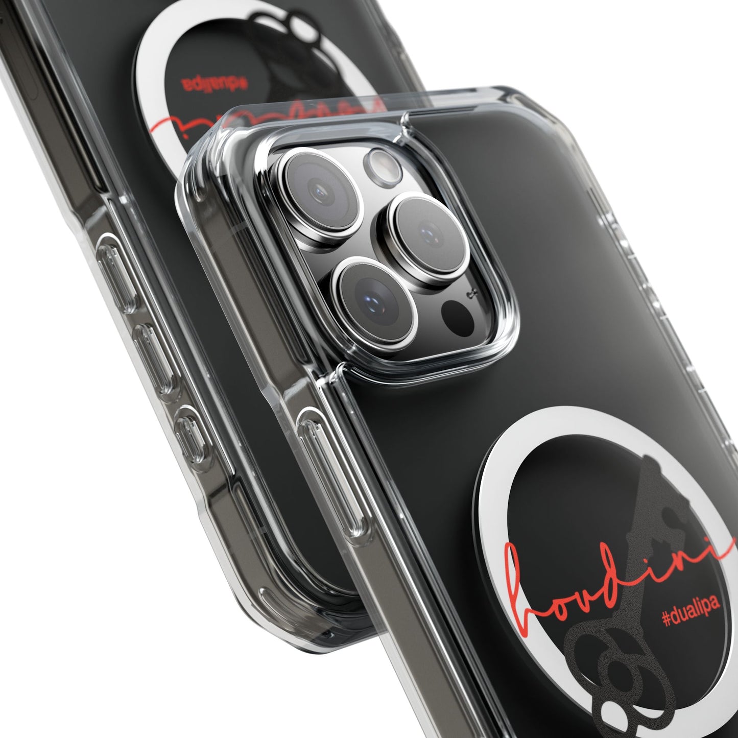 Cursive Spell “Houdini” Magnetic Clear Impact case