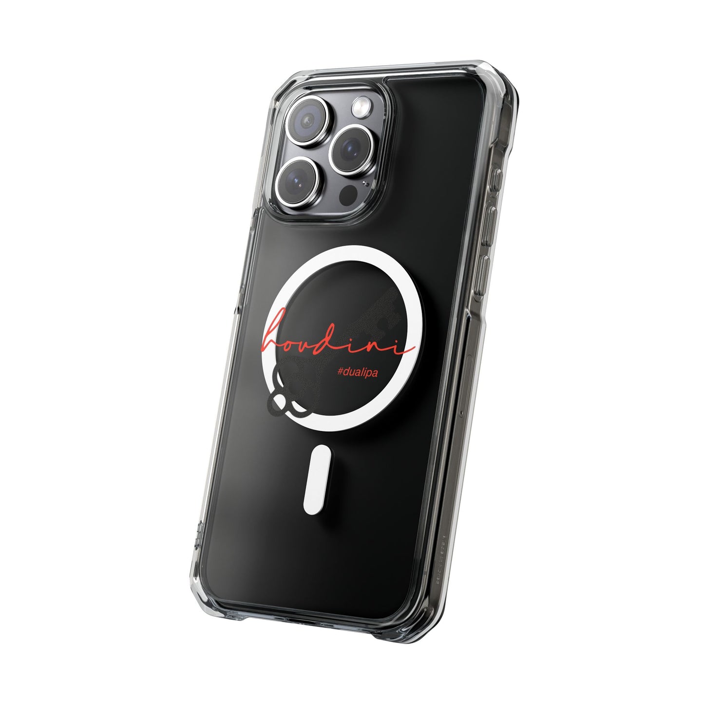 Cursive Spell “Houdini” Magnetic Clear Impact case