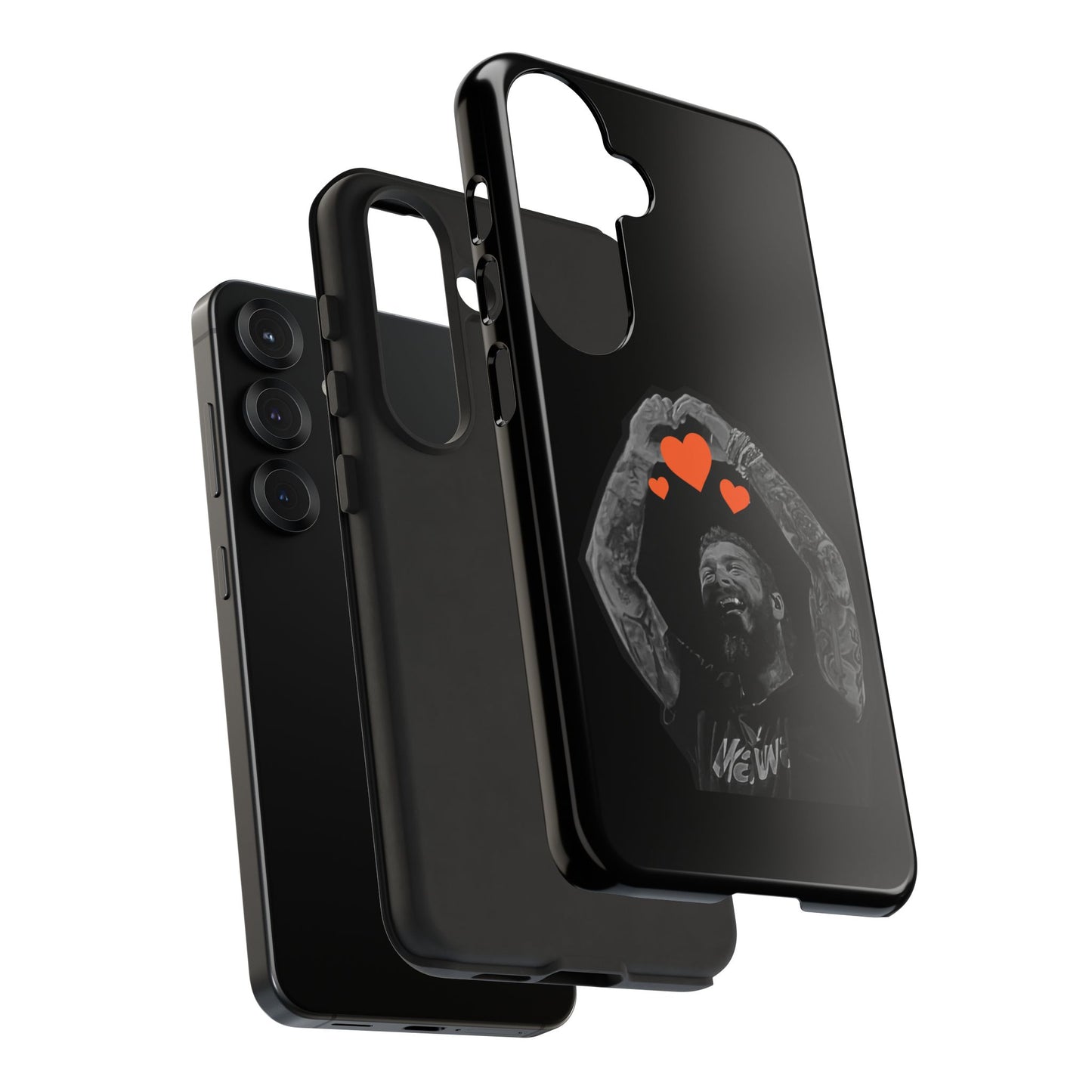 Tough Samsung Case (S20–S25) – Post Malone Heartfelt Wishes