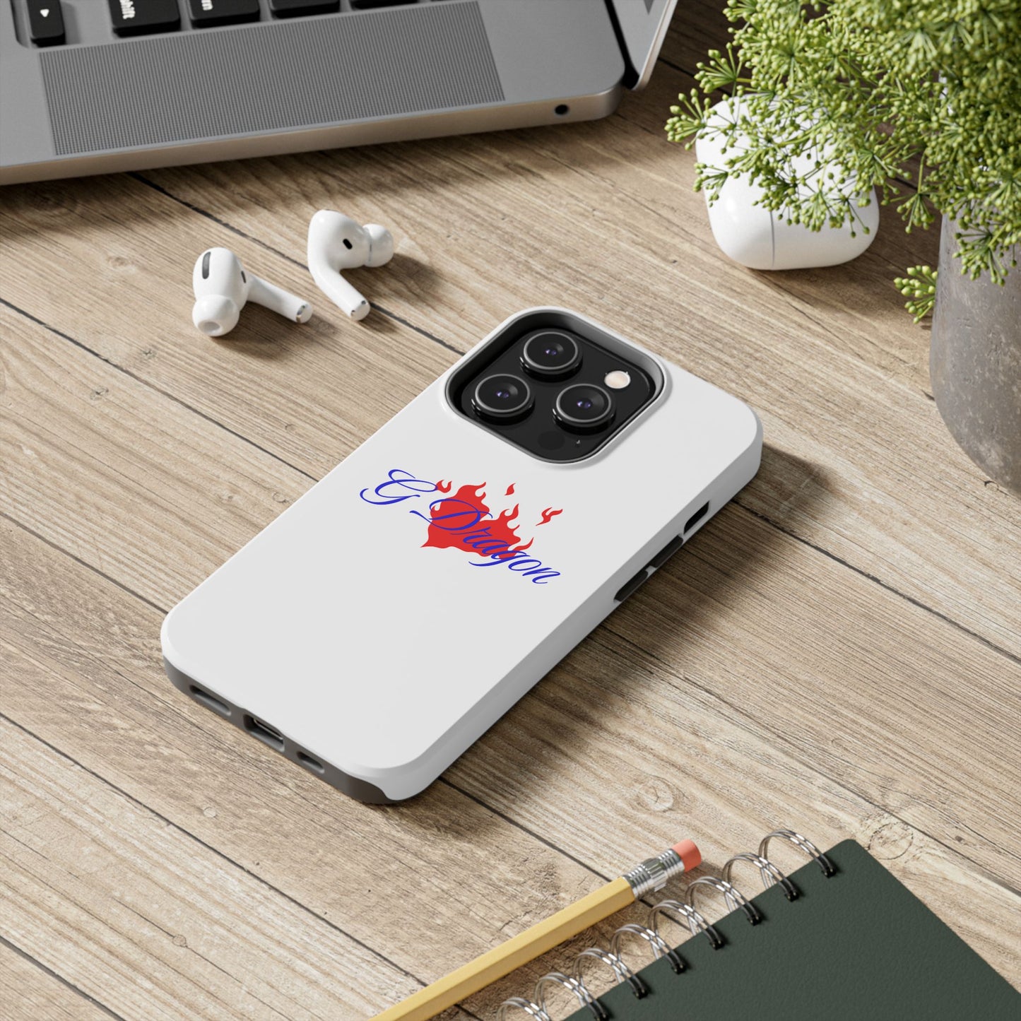 Heart on Fire Bold Script Tough Magnetic Case