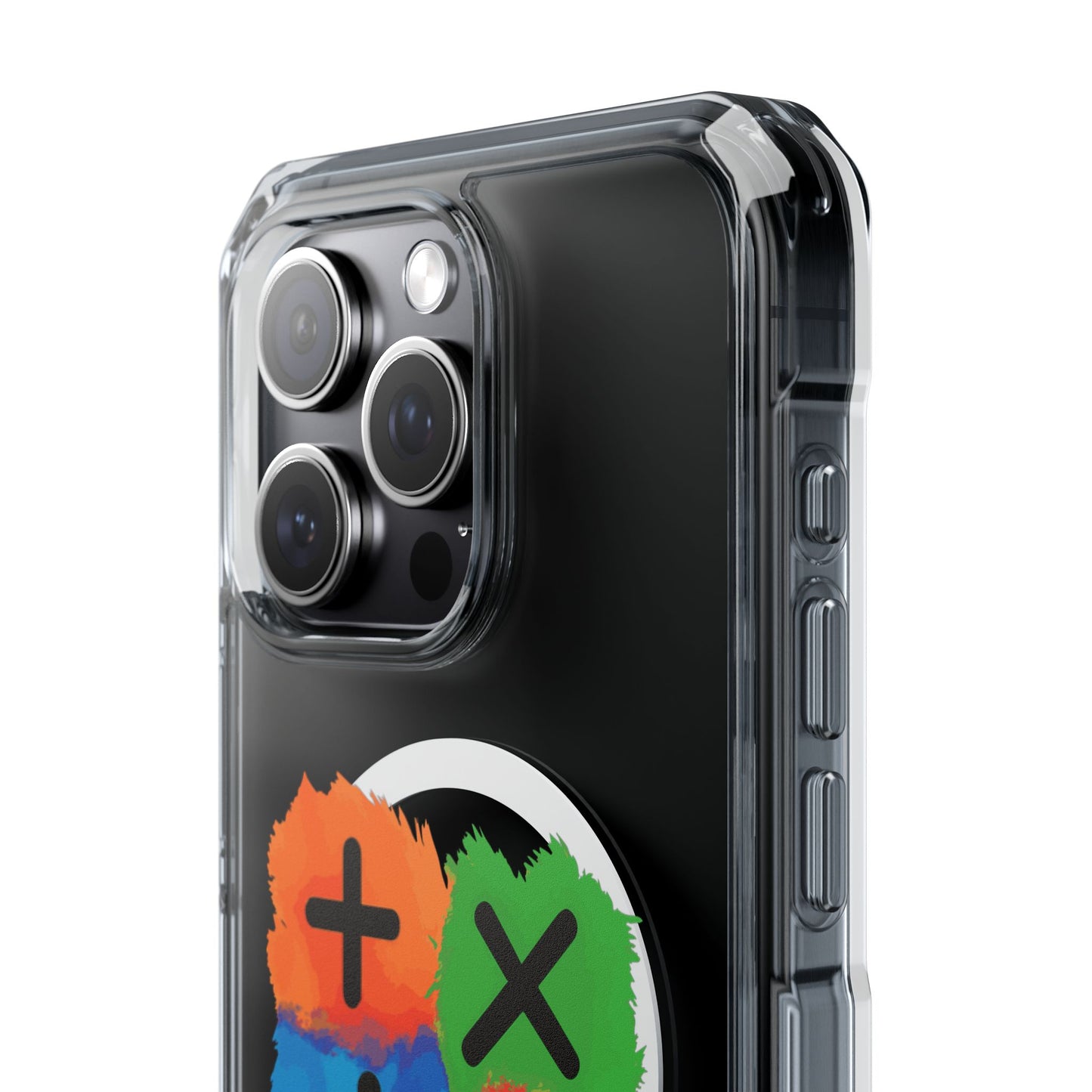 Orange Equals Symbol Magnetic Clear Impact Case