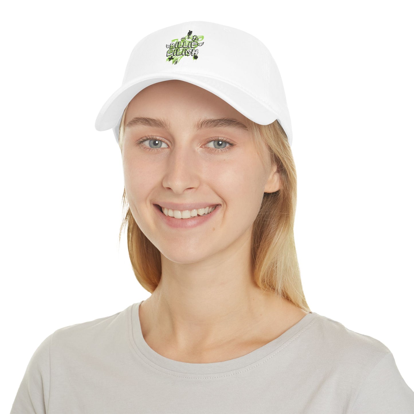 Grunge Angel Graffiti Baseball Cap
