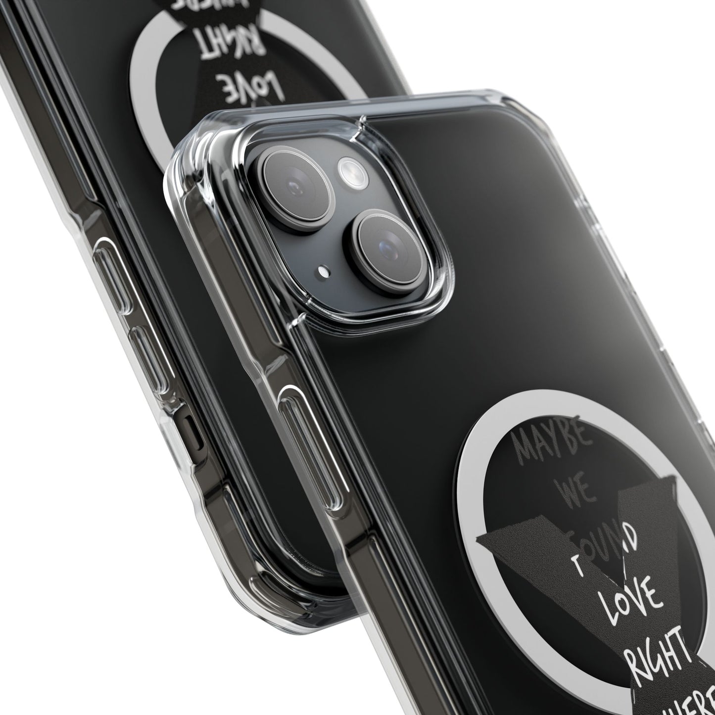 Abstract Paw and Brush Stroke Magnetic Clear Impact Case