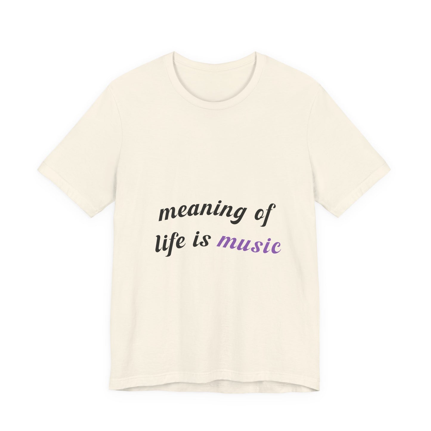 Feel the Music Vibe Unisex Jersey short sleeve tee