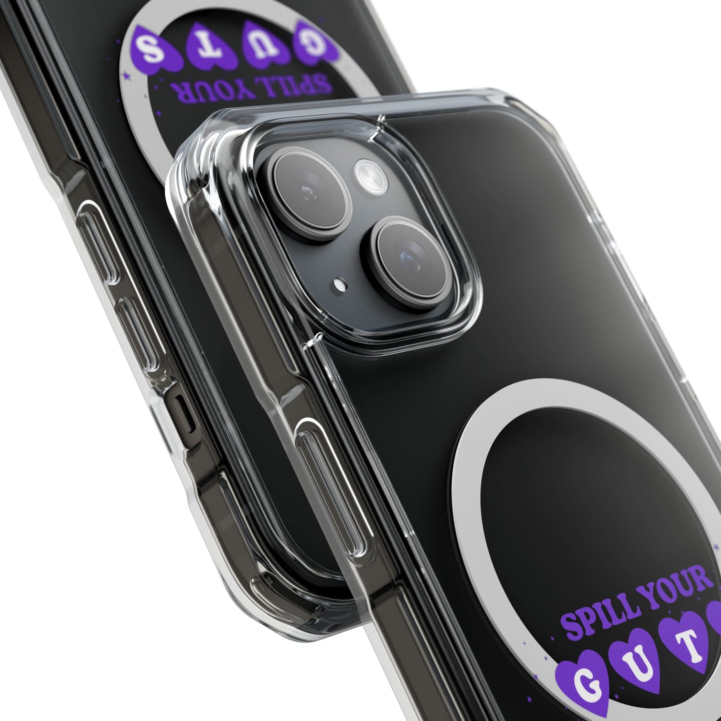 Spill Your Guts Heart Magnetic Clear Impact Case