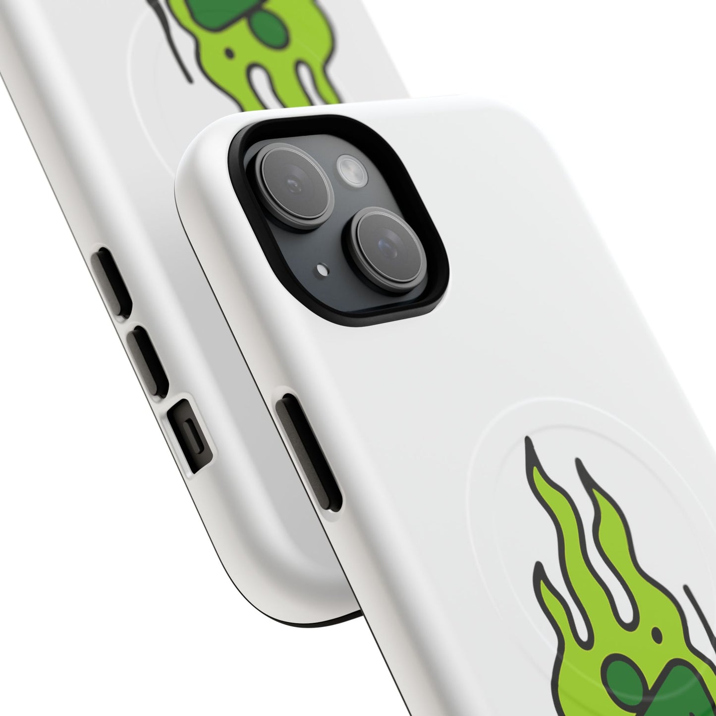 Green Flame Icon Tough Magnetic Case