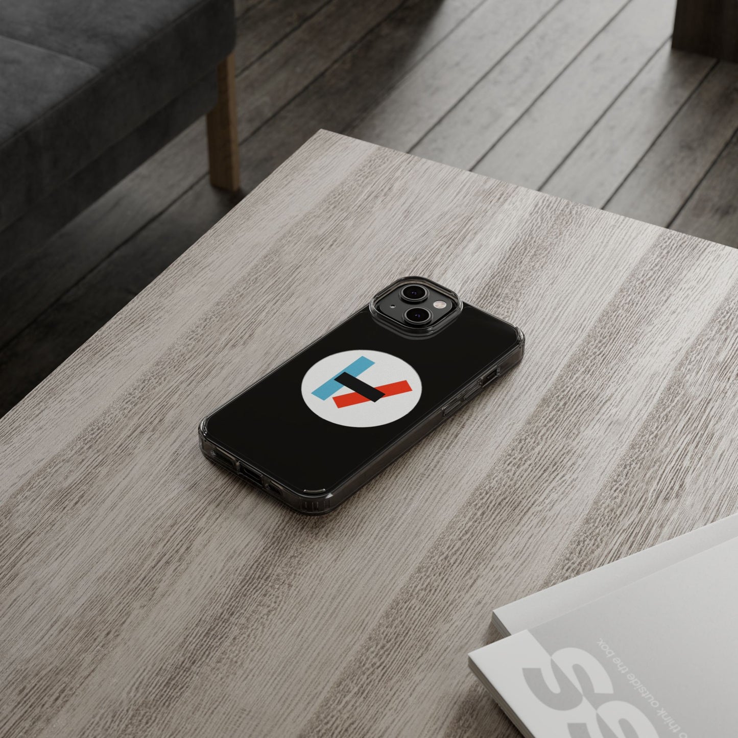 Circle Flame Clear Case