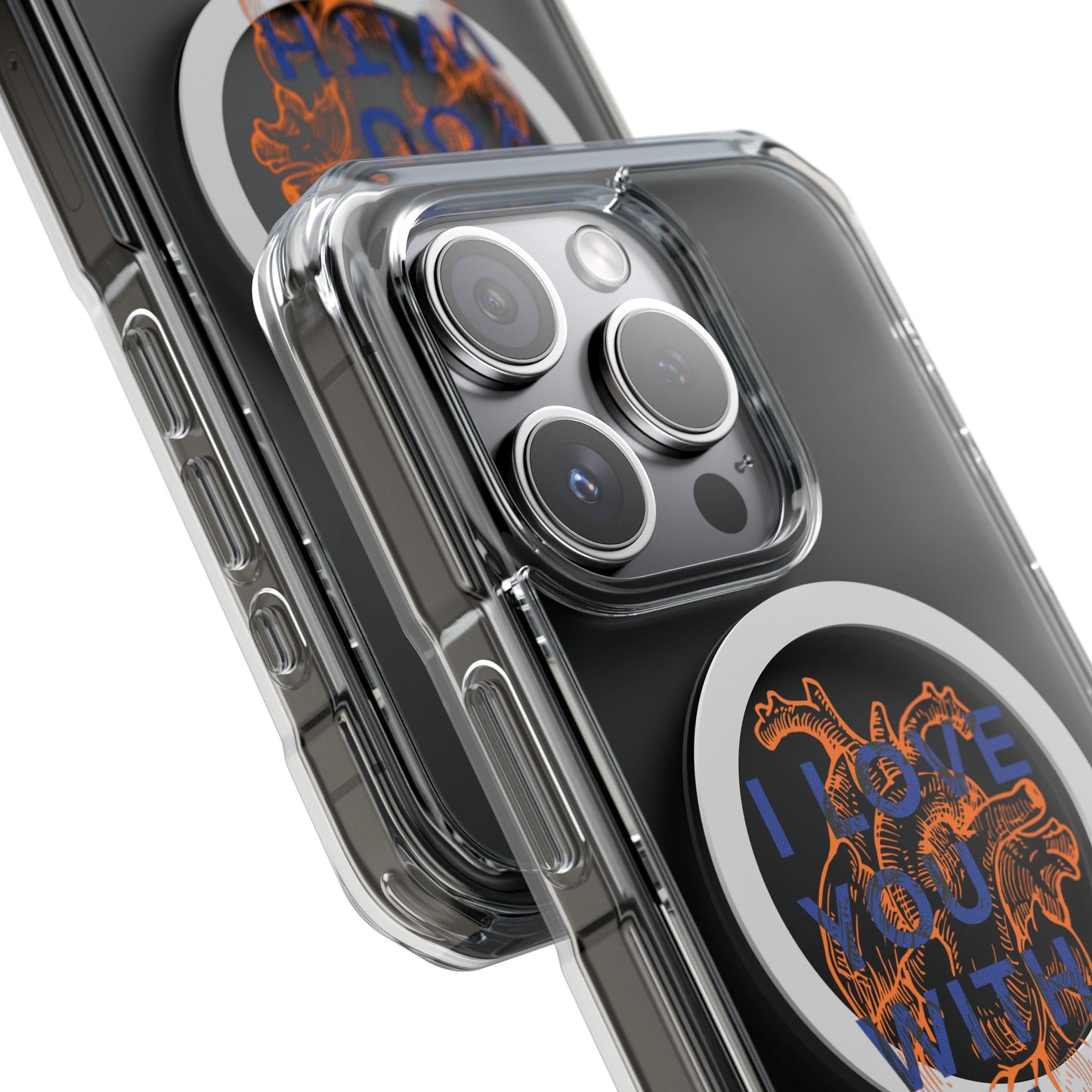 All My Heart Anatomical Art Magnetic Clear Impact case