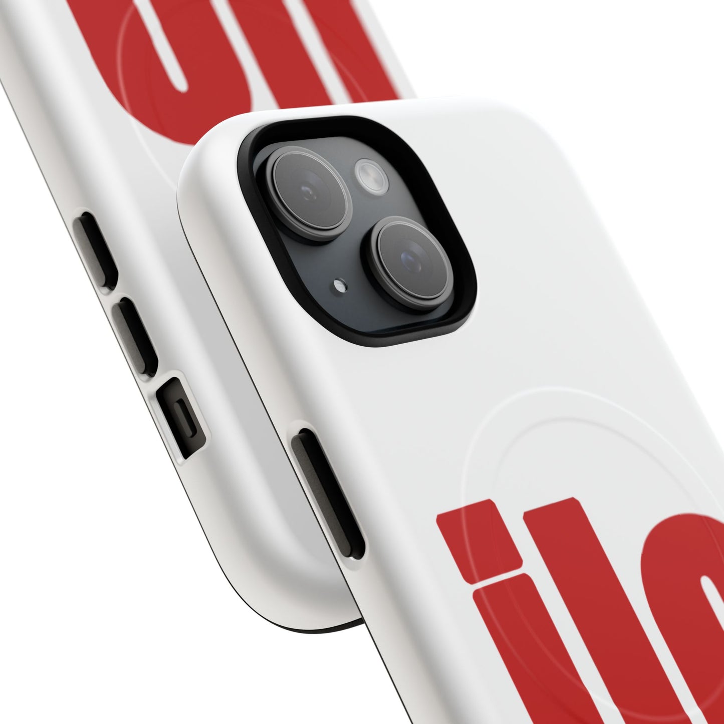 ILO Bold Red Block Tough Magnetic Case