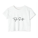 Pop Muse Silhouette Women's Festival Crop Top