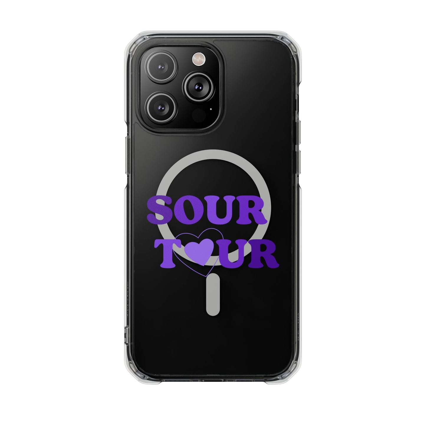 SOUR TOUR Heart Magnetic Clear Impact Case