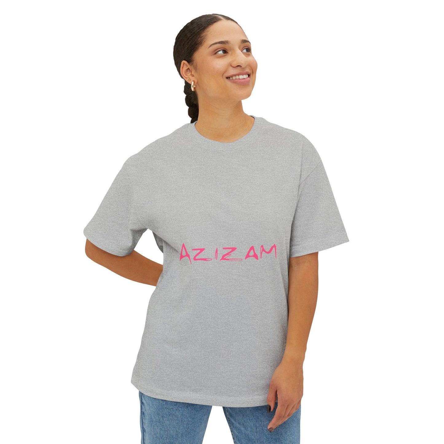 Handwritten Heart Doodle Oversized Boxy Tee