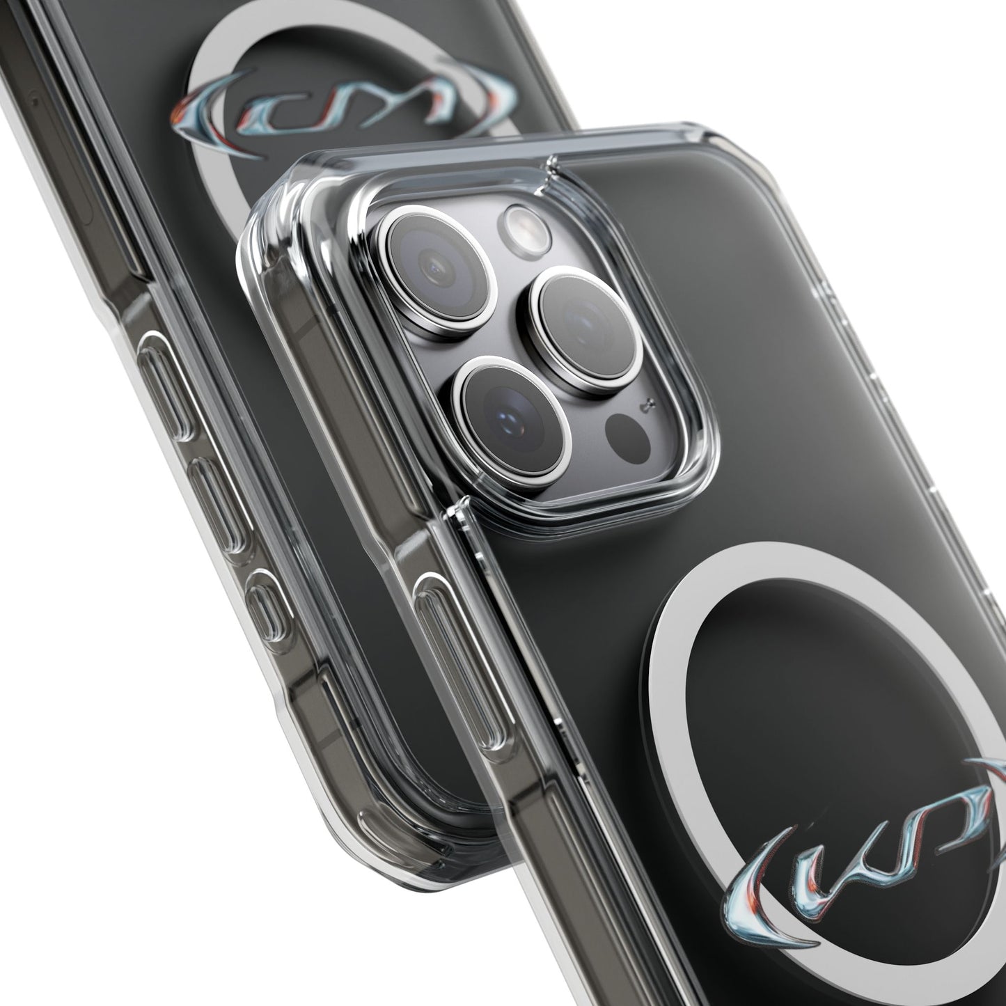 Neon‑Gradient Rua Magnetic Clear Impact cases