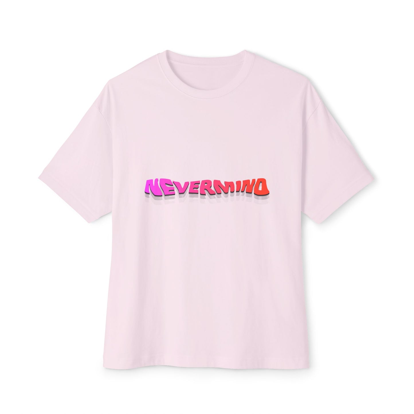 Wavy Groovy Typography Unisex Oversized Boxy Tee
